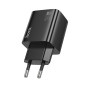 Phone charger Hoco 2 x USB C + 2 x USB A QC3.0 PD 3A 20W N55 black