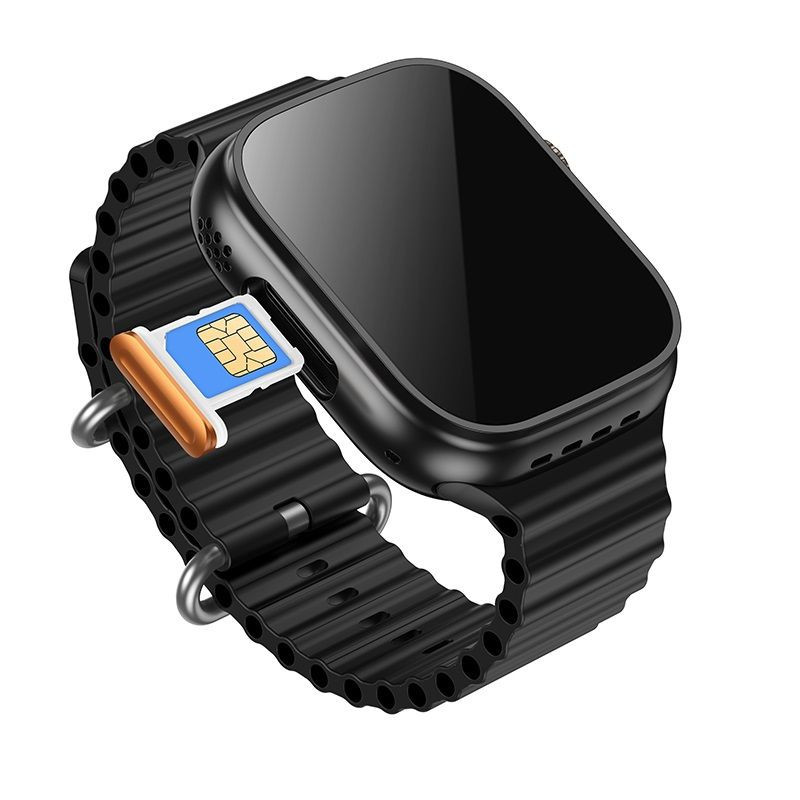 Smartwatch Hoco 1,96" TFT 4G with call function DYD01 black Smartwatch Hoco 1,96" TFT 4G with call function DYD01 black