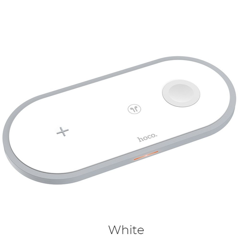 Wireless charger Hoco 3in1 Qi 2A 10W CW24 white Wireless charger Hoco 3in1 Qi 2A 10W CW24 white