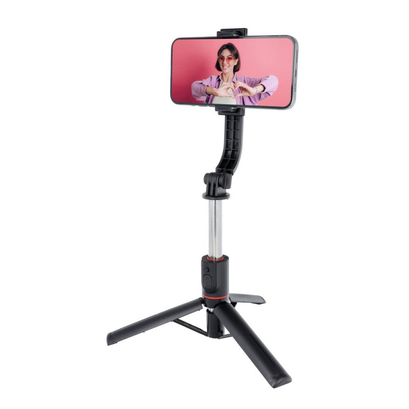 Selfie stick with wireless remote control tripod SSTR-13 black Selfie stick with wireless remote control tripod SSTR-13 black