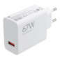 XIAOMI original charger USB A QC3.0 3A 67W MDY-12-EH white bulk