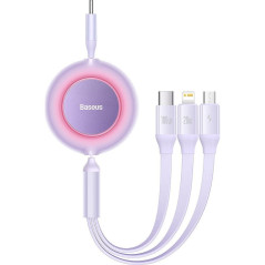 BASEUS cable 3in1 Type C to Micro USB / Lightning / Type C PD QC4.0 3