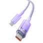 BASEUS cabel Type C to Type C PD 6A 100W Explorer P10319703221-01 / CB000043 1 m purple BASEUS cabel Type C to Type C PD 6A 100W Explorer P10319703221-01 / CB000043 1 m purple