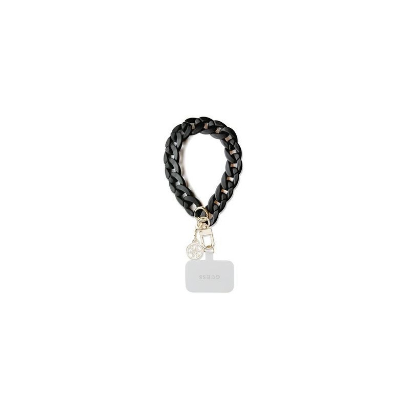 GUESS hand strap GUOUCBMC4MK (Large Chain Acrylic 4G Charms) black GUESS hand strap GUOUCBMC4MK (Large Chain Acrylic 4G Charms) black