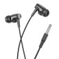 HOCO earphones universal with microphone M112 black HOCO earphones universal with microphone M112 black