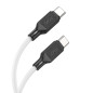 Cable USB C to USB C Hoco 3A 60W 1 m X90 white Cable USB C to USB C Hoco 3A 60W 1 m X90 white