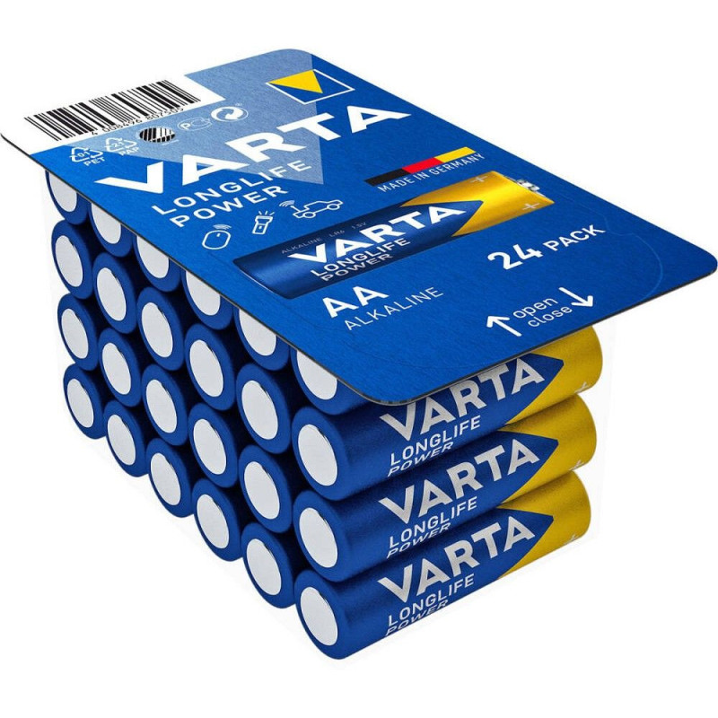 VARTA alkaline battery R6 (AA) Longlife Power 24 pcs VARTA alkaline battery R6 (AA) Longlife Power 24 pcs