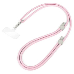 DUX DUCIS Plaz - cross-body phone strap - light pink