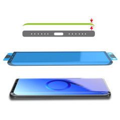 NanoFlex Hybrid-Glas FULLSCREEN für Samsung Galaxy S20 Plus - FINGERPRINT-SENSOR FUNKTIONIERT