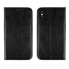 FLIPCASE WALLET ECHTLEDER schwarz für Samsung Galaxy S20 Plus
