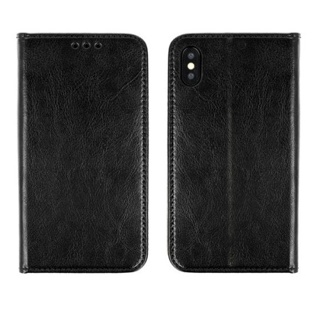 FLIPCASE WALLET ECHTLEDER schwarz für Samsung Galaxy S20 Plus