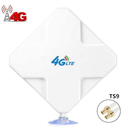 Hochleistungs-Antenne Dual-Connect 35dBi für Mobile Router mit TS9-Anschluss
