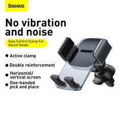 BASEUS EASYCONTROL BLACK Kfz-Halterung mit Lüftungsgitter-Clip