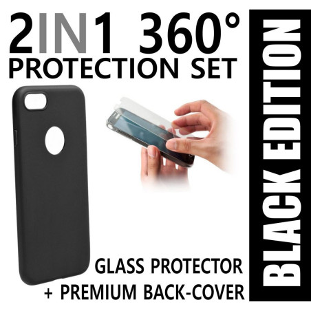 360-Grad PROTECTION SET BLACK für Samsung Galaxy A55 5G