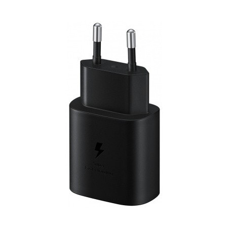 POWER-ADAPTER HOME USB-C SAMSUNG 25W black TA800NB