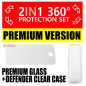 360-Grad PROTECTION SET CLEAR für Apple iPhone 16