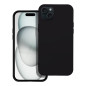BACK-CASE Silikon schwarz für APPLE iPhone 15