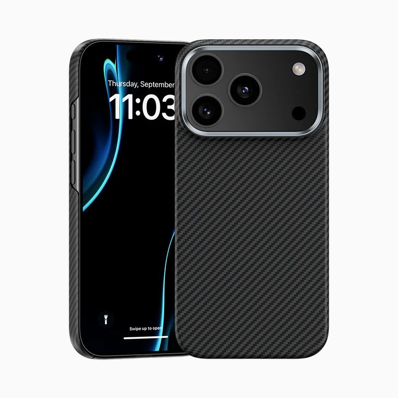 Back-Case Magnetic Armot KEVLAR Metal Frame black für APPLE iPhone 17 Pro Max
