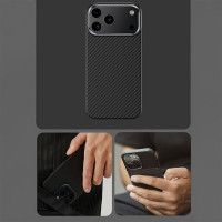 Back-Case Magnetic Armot KEVLAR Metal Frame black für APPLE iPhone 17 Pro Max