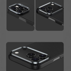 Back-Case Magnetic Armot KEVLAR Metal Frame black für APPLE iPhone 17 Pro Max