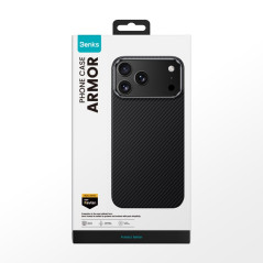 Back-Case Magnetic Armot KEVLAR Metal Frame black für APPLE iPhone 17 Pro Max