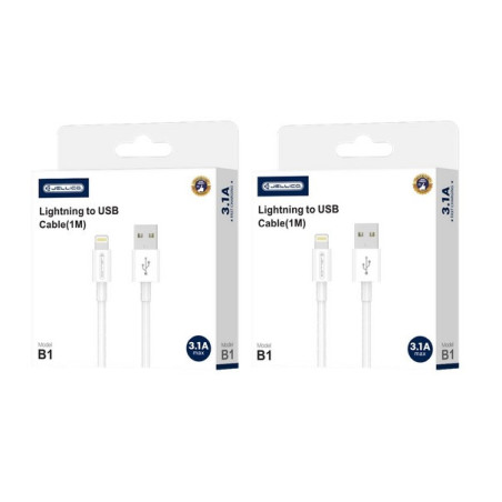 CABLE USB-A / Lightning 100cm Jellico B1 3.1A