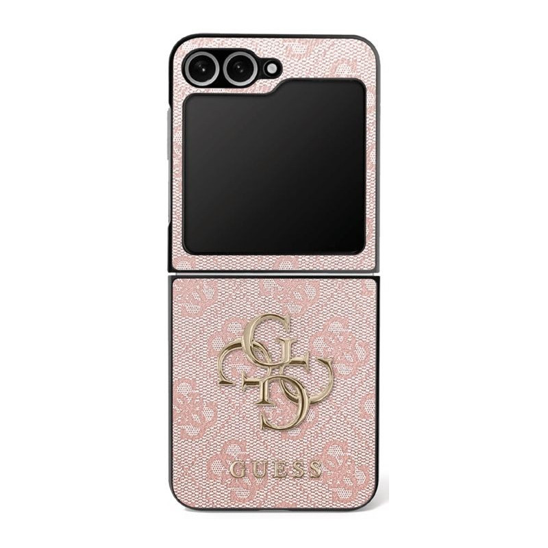 GUESS case for SAMSUNG Z Flip7 GUHCZF74GMGPI (PU Leather 4G Metal Logo) pink GUESS case for SAMSUNG Z Flip7 GUHCZF74GMGPI (PU Leather 4G Metal Logo) pink