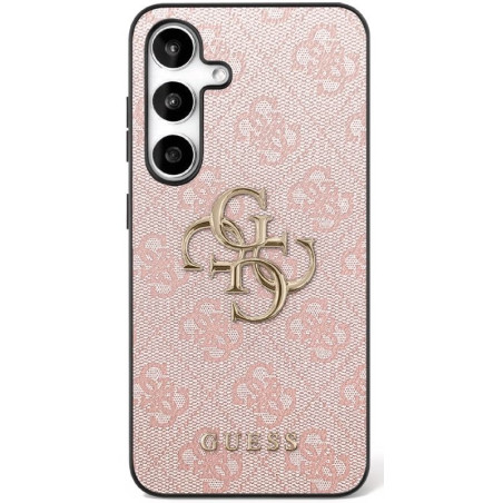 GUESS case for SAMSUNG S25 FE GUHCS25FE4GMGPI (PU Leather 4G Metal Logo) pink