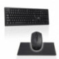 ART wireless computer set keyboard QWERTY + mouse  + mousepad 2,4G AK-48A black