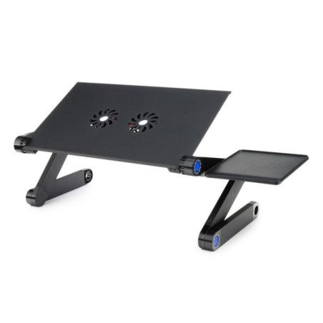 Desk for laptop uniwersal adjustable with cooling YL-803 black