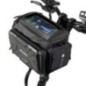 WILDMAN traveling  bag for bike handlebars with zipper GS6 4L ( 4 "- 7" ) black